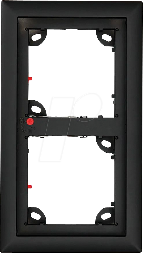 4047438014861 - MX-OPT-Frame-2-EXT-BL Türsprechanlagen-Zubehör Montagezubehör Schwarz