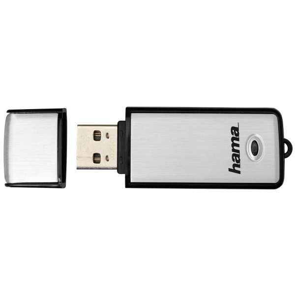 4047443196163 - USB-Stick FlashPen Fancy FlashPen Fancy usb 20 128Gbyte schwarz silber - Hama