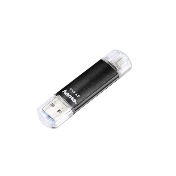 4047443266903 - USB-Stick Laeta Twin micro USB schwarz 16 GB 4047443266903 Hama