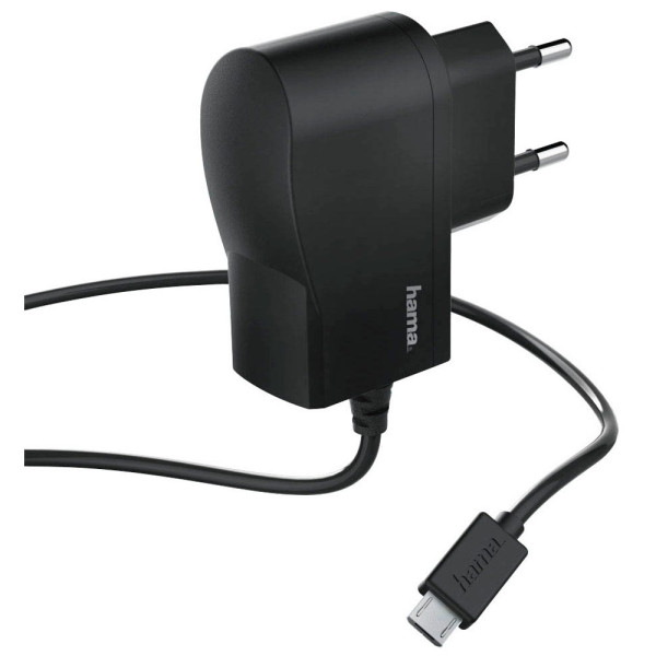 4047443310842 - hama Ladekabel mit Adapter schwarz 10 m 5 Watt