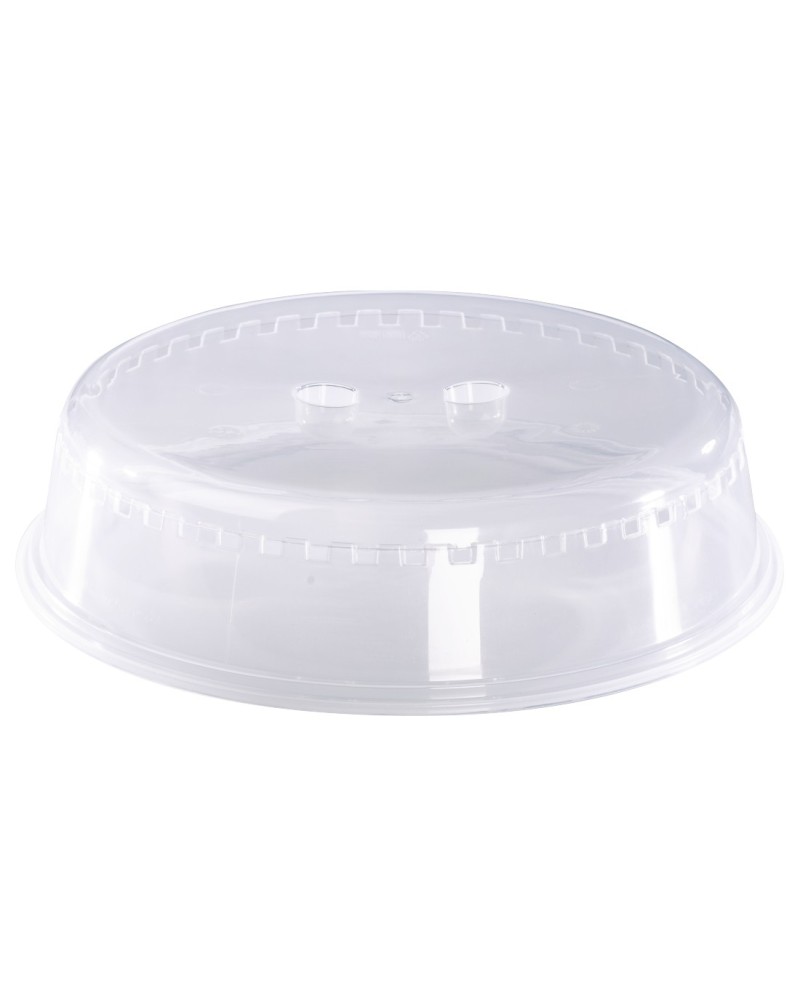 4047443423696 - Mikrowellenhaube Basic Kunststoff rund 26 x 65 cm transparent