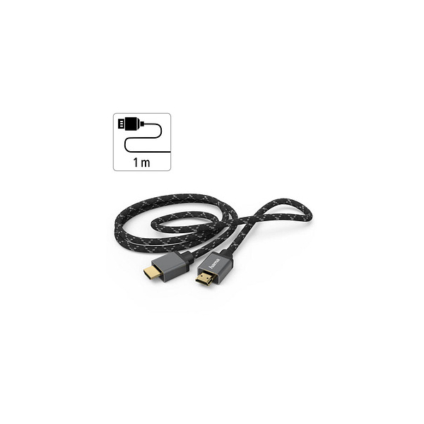 4047443434852 - Ultra High Speed HDMI Kabel 10 m schwarz grau 4047443434852 Hama