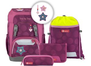 4047443443458 - GIANT Schulrucksack Set 5tlg Glamour Star Astra-Glamour Star Astra