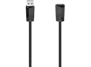 4047443443748 - USB-Kabel usb 20 usb-a Buchse usb-a Stecker 075 m Schwarz 00200618 - Hama