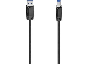 4047443443809 - USB-Kabel usb 32 Gen1 (usb 30   usb 31 Gen1) usb-a Stecker usb-b Stecker 150 m Schwarz 00 - Hama