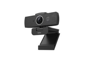 4047443479310 - HAMA Webcam Ultra HD2160p mit flexiblem Neigungswinkel Rauschunterdrückung Camcorder - Zusatzfunktionen 14 Zoll-Gewinde Autom Belichtungsanpassung schwarz Webcams