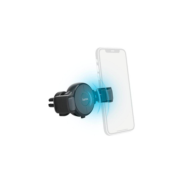 4047443488657 - hama 00201677 Kfz-Handy-Ladegerät FC10 Flex-Set 10 W kabellos QI-Charge Anthrazit