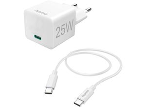 4047443489623 - Mini 25W USB-Ladegerät 25 w Innenbereich Steckdose Ausgangsstrom (max) 3000 mA usb-c® Anzahl - Hama