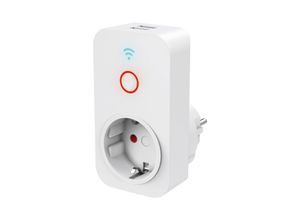 4047443493347 - Smarte Steckdose 2x USB-A WLAN  per Sprache App steuern 2300W 10A