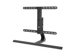 4047443510204 - HAMA TV-Standfuß TV Standfuß schwenkbar neigbar höhenverstellbar 165 cm 65 Zoll Gerätehalterungen TV Ständer 40 Kg Metall Schwarz schwarz