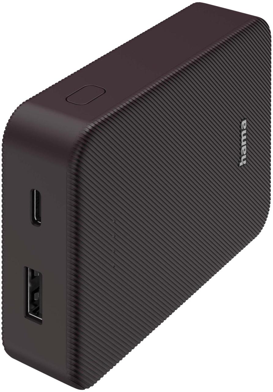 4047443514745 - Powerbank Colour 10 10000mAh USB-C+USB-A Plum Powerbank (Akku) - 10000 mAh