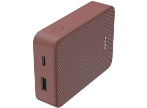 4047443514769 - Powerbank Colour 10 10000mAh USB-C+USB-A Red Powerbank (Akku) - Rot - 10000 mAh