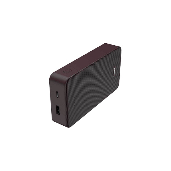 4047443514776 - Powerbank Colour 20 20000mAh USB-C+USB-A Plum Powerbank (Akku) - 20000 mAh