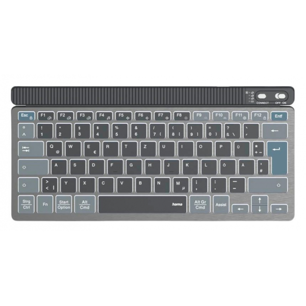 4047443520494 - WK-700 Tastatur kabellos grau 4047443520494 Hama