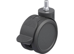 4047526118976 - 759283 LKDB-PUA 100G-RA Kunststoff-Doppel-Lenkrolle Rad-Durchmesser 100 mm Tragfähigkeit (max) 110 kg 1 St