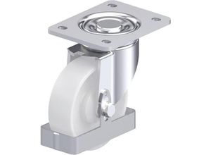 4047526306717 - 896240 LH-PO 125KA-3-FS Stahlblech-Lenkrolle Rad-Durchmesser 125 mm Tragfähigkeit (max) 300 kg 1 St