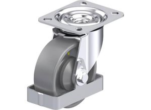 4047526367657 - 938317 L-PO 100KA-ELS-FS Stahlblech-Lenkrolle Rad-Durchmesser 100 mm Tragfähigkeit (max) 250 kg 1 St