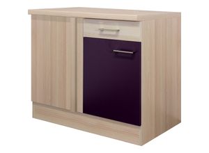 4047584024493 - Eck-Unterschrank Focus Aubergine 110x60 cm