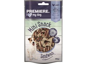 4047777081876 - PREMIERE Mini Sandwich Huhn und Fisch 70 g