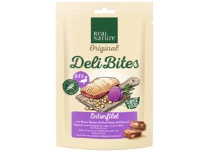 4047777226123 - REAL NATURE Original Deli Bites 150g Entenfilet mit Roter Beete Kichererbsen & Kokosöl