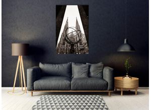 4047809883058 - Acrylglasbild »Elkan« Stadt-Foto-Schwarz-Weiss-Amerika-Bilder von Amerika (1 St) Fine Art-Print in Galeriequalität