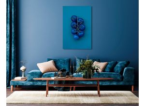 4047809884963 - Acrylglasbild QUEENCE Elfi Bilder Gr B H 120 cm x 80 cm Acrylglasbild Strand Hochformat 1 St blau Acrylglasbilder