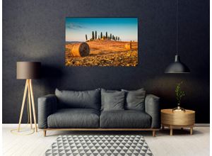 4047809885045 - Acrylglasbild QUEENCE Elida Bilder Gr B H 80 cm x 60 cm Acrylglasbild Landschaft Querformat 1 St blau Acrylglasbilder