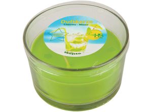 4047958330328 - Hs Candle - Duftkerze im Glas Cocktail - Longdrink Edition ( Mojito ) 36 Stunden Brenndauer - 3-Docht Kerze mit Duft 380gr Wachsanteil - Mojito