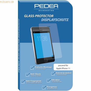 4048466946759 - PEDEA PEDEA Display-Schutzglas für Apple iPhone 11  XR