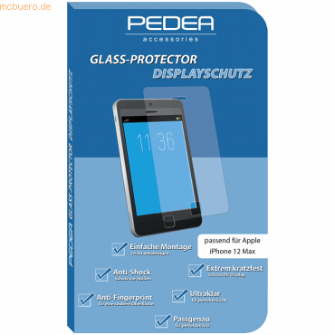 4048466952538 - PEDEA PEDEA Display-Schutzglas für Apple iPhone 12