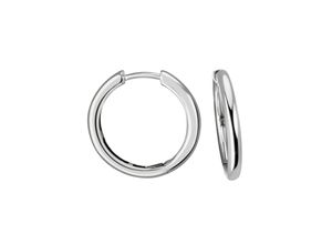 4048494015151 - Paar Creolen FIRETTI Schmuck Geschenk Silber 925 Ohrschmuck glänzend Ohrringe Gr Silber 925 (Sterlingsilber) silberfarben Damen Creolen