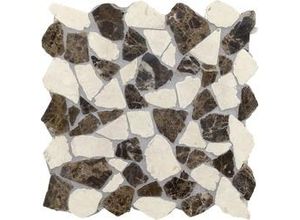 4048527005647 - Mosaikfliese Marmor Bruch 30 x 30 cm braun-beige