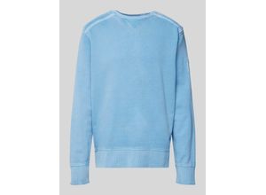 4048545252078 - Sweatshirt mit gerippten Abschlüssen