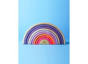 4048565150408 - GRIMMs - Holz-Regenbogen NEON 10-teilig in pink