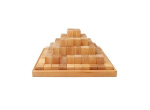 4048565420914 - Holz-Stufenpyramide NATUR 100-teilig