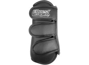 4048589877435 - EQuest Dressurgamasche EQ Protect 2er Set - schwarz - S   Pony