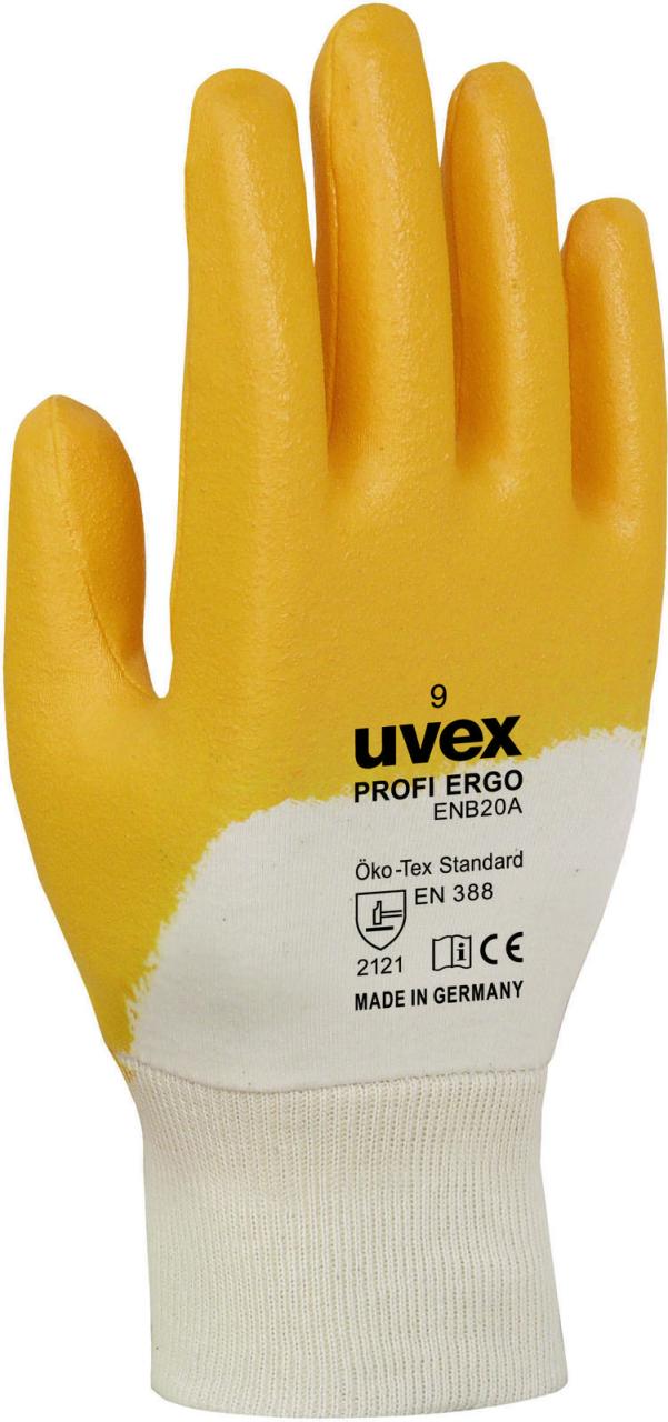 4048612002087 - unisex Arbeitshandschuhe profi ergo  orange Größe 11 1 Paar 4048612002087 uvex