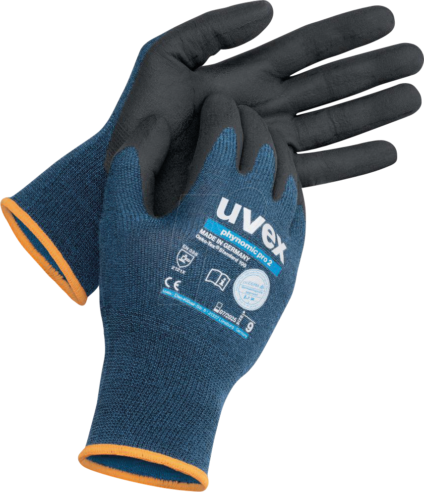 4048612063675 - UVEX 6006410 - Schutzhandschuh uvex phynomic pro 2 60064 Größe 10