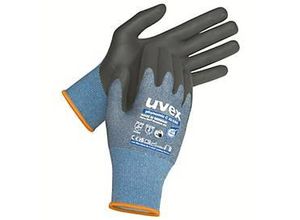 4048612122938 - Schutzhandschuh phynomic C XG ESD EN 388 ESD-leitfähig Aqua-Polymer-Xtra-Grip-Beschichtung blau-schwarz Größe 9