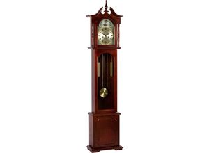 4048821004230 - STILISTA® große mechanische Retro Vintage Standuhr Europa Mahagoni 188 cm x 425 cm x 19 cm Regulator Pendeluhr antik Holz