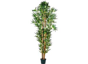 4048821005183 - Plantasia® Künstlicher Bambus-Strauch Größenwahl 220 cm 2116 Blätter