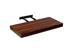 4048821621079 - STILISTA® Wandregal Volato freischwebend Farb- & Größenwahl 50 cm Holzdekor-dunkel