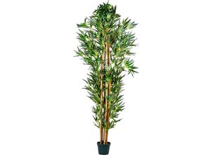 4048821718878 - Plantasia - Bambus-Strauch Kunstbaum Kunstpflanze 190cm