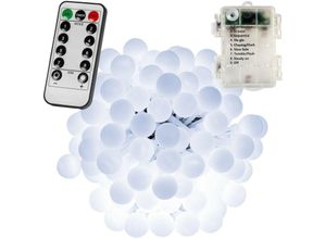 4048821770371 - Voltronic - 50 led Lichterkette Party kaltweiß Batt fb