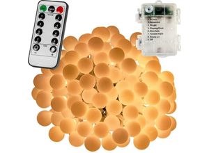 4048821770425 - VOLTRONIC® 100 LED Lichterkette Party warmweiß Batt FB