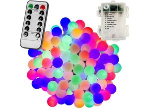 4048821770722 - Voltronic - 200 led Lichterkette Party bunt Batt fb