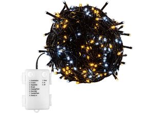 4048821771071 - VOLTRONIC 200 LED Lichterkette warm kalt grün Batt