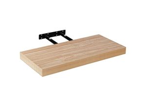 4048821817441 - STILISTA® Wandregal Volato freischwebend Farb- & Größenwahl 30 cm Holzdekor-hell