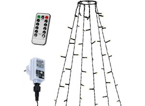 4048821843808 - Lichterkette Flaggenmast 192 led warmweiß - Voltronic