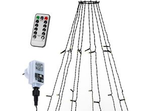 4048821843822 - Voltronic - Lichterkette Flaggenmast 360 led warmweiß